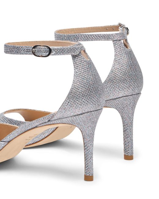Stuart Weitzman Metallic Nudistia 75 Sandal