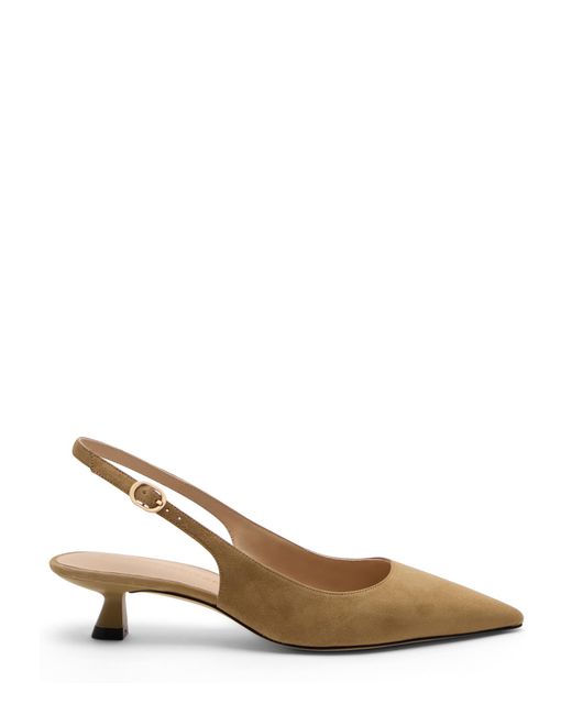 Stuart Weitzman Natural Stuart Sculpt Slingback 35