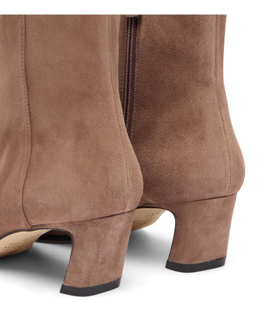 Stuart Weitzman Brown Stassi Zip Bootie 50