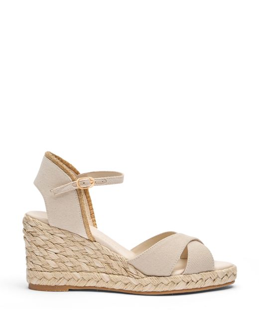 Stuart Weitzman Natural Mirela Ii Espadrille Wedge
