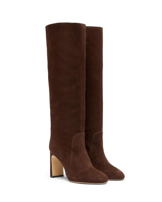 Stuart Weitzman Brown Babette Tubo Boot 85