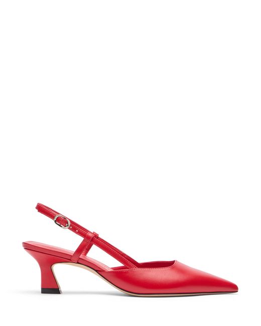 Stuart Weitzman Red Vinnie 50 Slingback