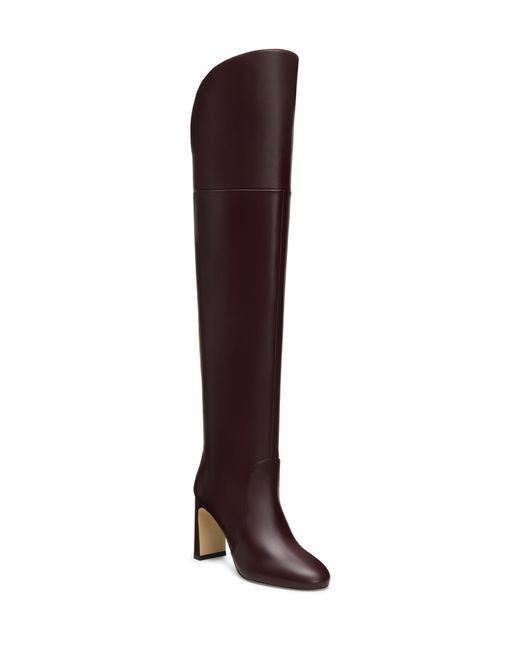 Stuart Weitzman Purple Babette Over-The-Knee Tubo 85
