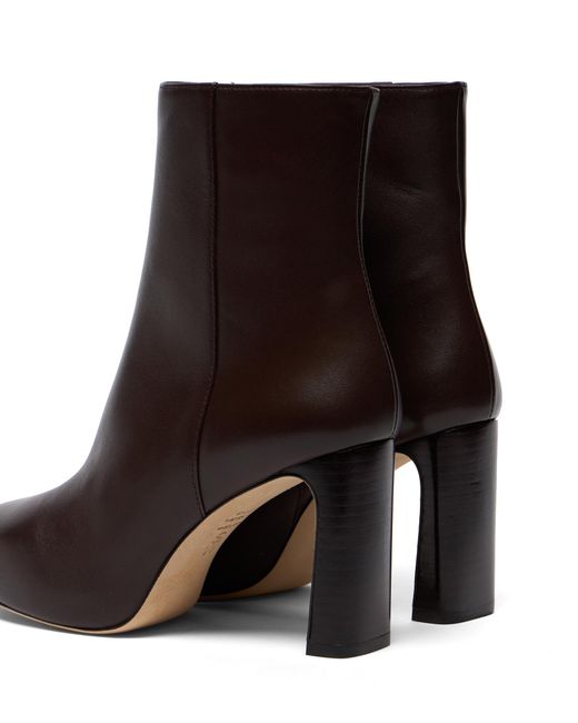 Stuart Weitzman Brown Babette Platform Zip Bootie