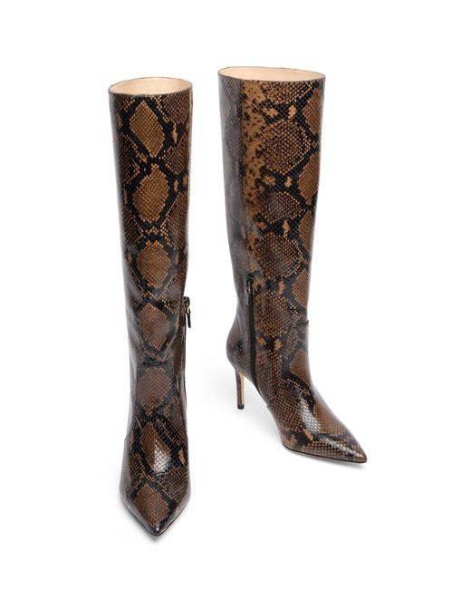 Stuart Weitzman Brown Stuart Power Boot 85