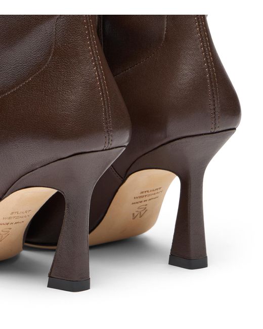 Stuart Weitzman Brown 5050 Vinnie Bootie 85