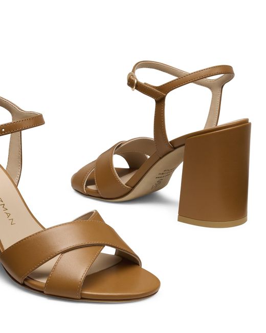 Stuart Weitzman Brown Alyssa Block 85