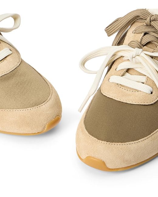 Stuart Weitzman Natural Bond Ruche Sneaker