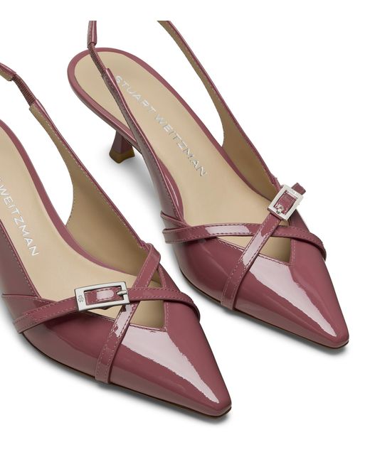 Stuart Weitzman Brown Georgie Slingback 50