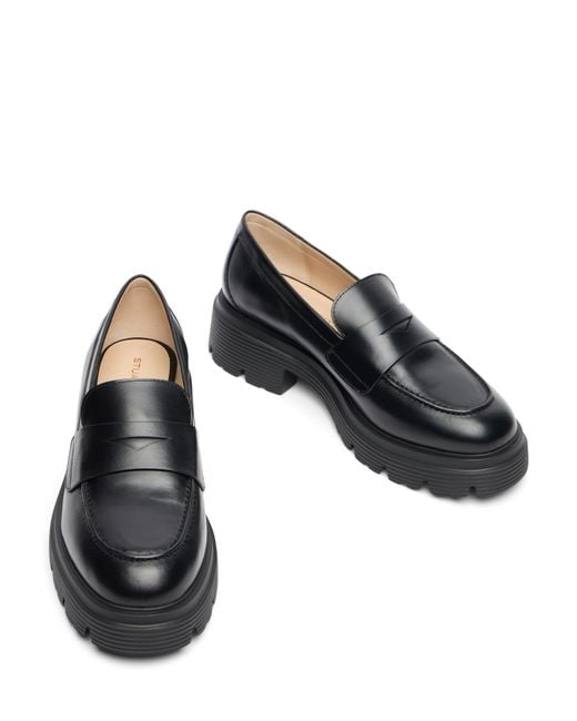 Stuart Weitzman Black Hudson Lite Loafer