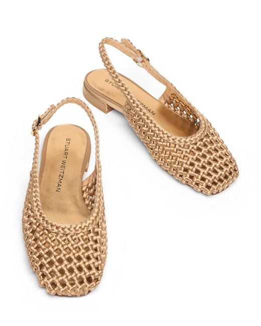 Stuart Weitzman Natural Marina Slingback