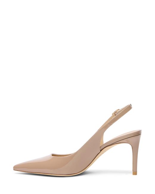 Stuart Weitzman Natural Stuart Power Slingback 75