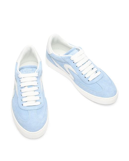 Stuart Weitzman White Sw Runaround Sneaker