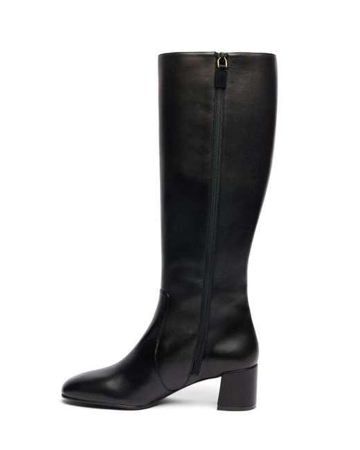 Stuart Weitzman Black Maeve Zip Boot