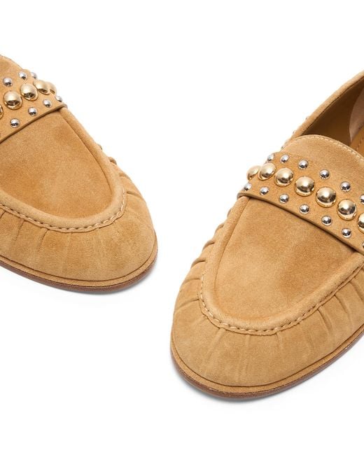 Stuart Weitzman Brown Perry Loafer