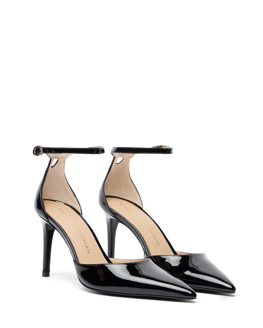 Stuart Weitzman Black Stuart Power Strap 85
