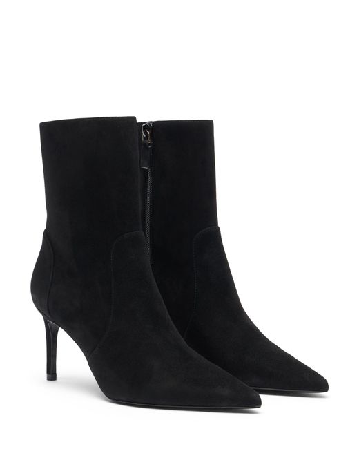 Stuart Weitzman Black Stuart Power Zip 75