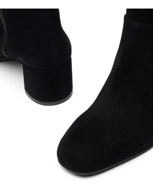 Stuart Weitzman Black Maeve Zip Boot