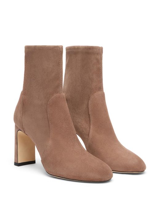 Stuart Weitzman Brown Babette Bootie 85