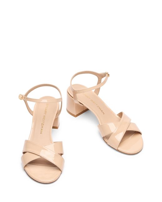 Stuart Weitzman Pink Dayna Block 50