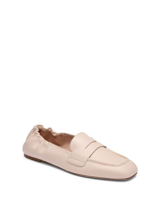 Stuart Weitzman Natural Bryant Loafer