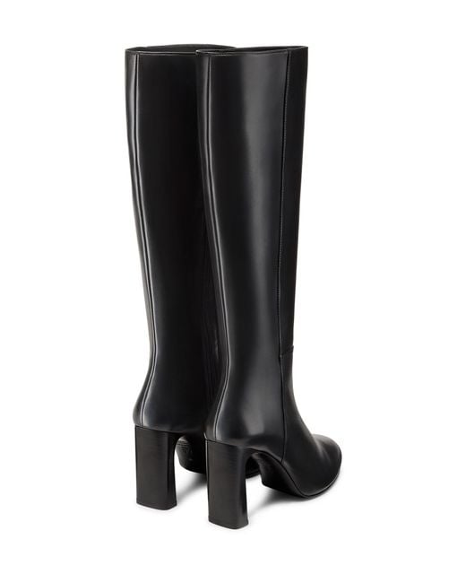 Stuart Weitzman Black Babette Platform Zip Boot