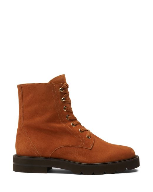 Stuart Weitzman Brown Mila Lift Bootie