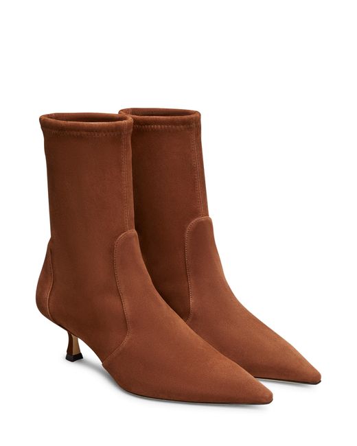 Stuart Weitzman Brown Naomi 50 Bootie