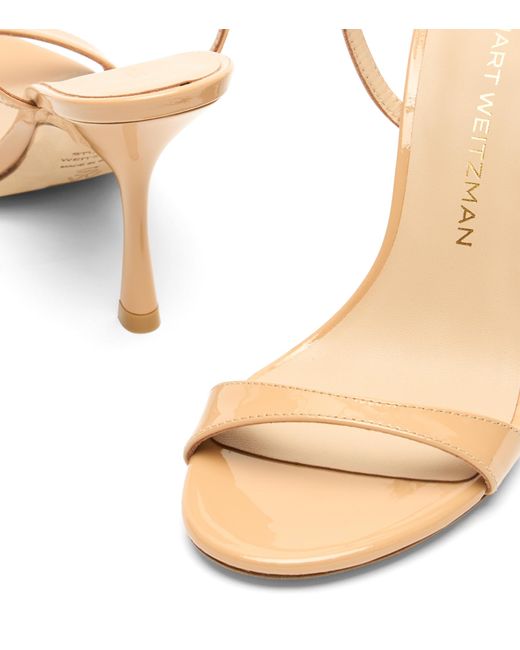 Stuart Weitzman Metallic Nudist Wrap 100