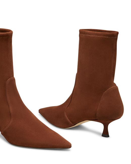 Stuart Weitzman Brown Naomi 50 Bootie