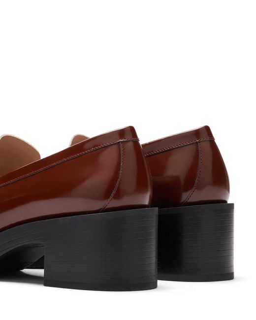 Stuart Weitzman Brown Kaia 40 Loafer