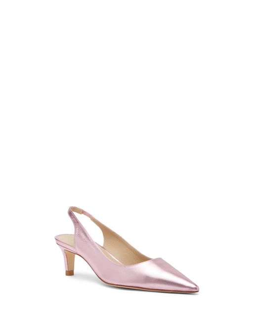 Stuart Weitzman Pink Stuart 50 Slingback Pump