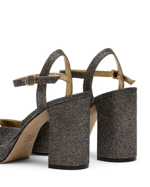 Stuart Weitzman Metallic Dayna Ii Platform Sandal