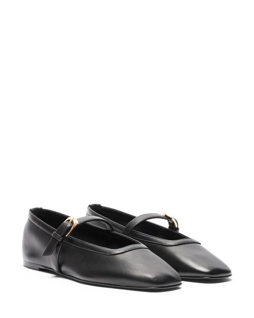 Stuart Weitzman Black Sai Ballet Flat
