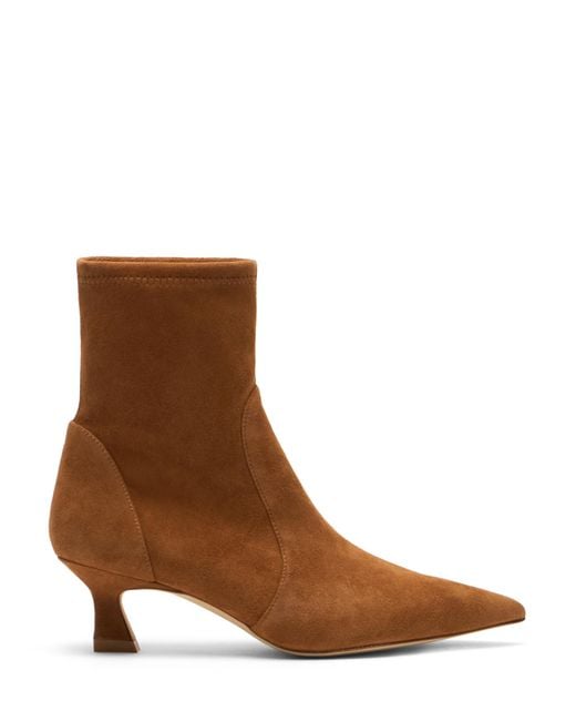 Stuart Weitzman Brown Vinnie Bootie 50