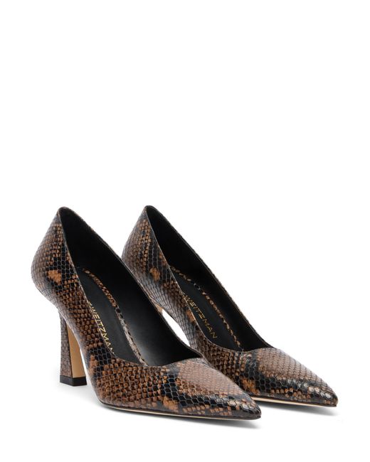 Stuart Weitzman Brown Vinnie 85 Pump
