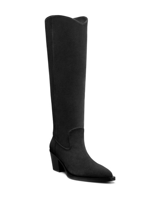 Stuart Weitzman Black Tate Knee-High Boots