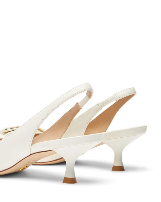 Stuart Weitzman Metallic , Sofia 50 Slingback, Pumps And Slingback,