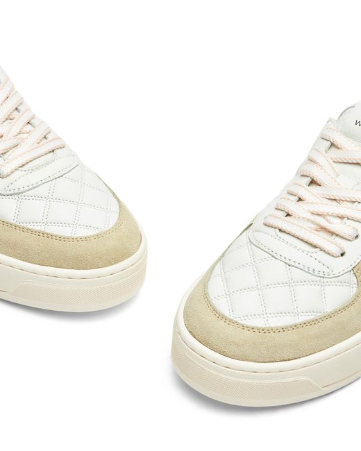Stuart Weitzman White Sw Courtside Sleek Sneaker