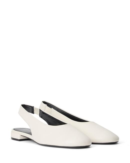 Stuart Weitzman Natural Lenny Slingback