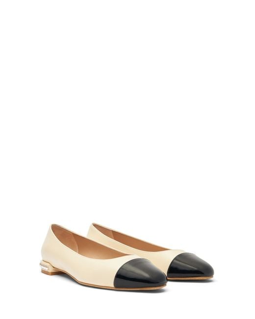 Stuart Weitzman Natural , Pearl Flat, Flats And Loafers,