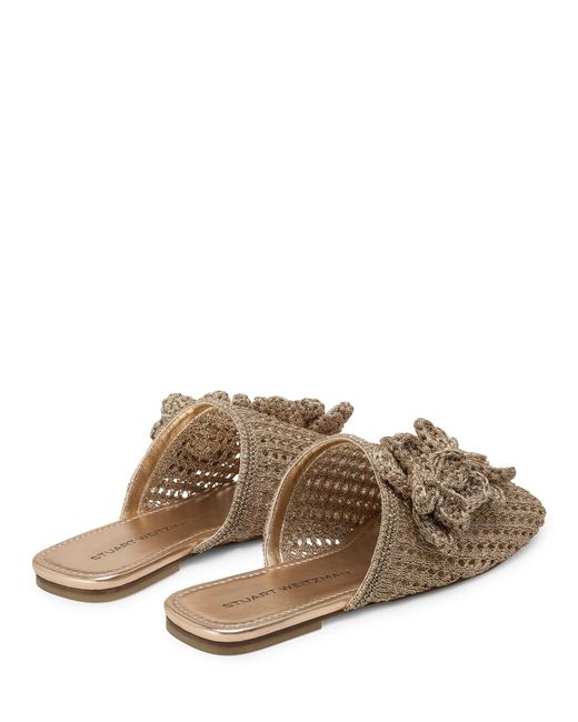 Stuart Weitzman Natural Lotus Mule