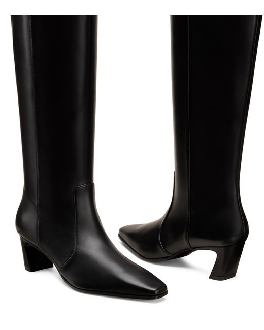 Stuart Weitzman Black Stassi Boot 50