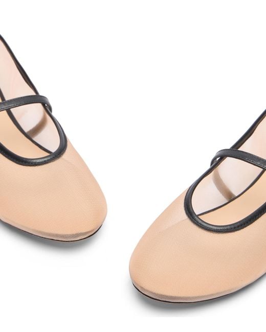 Stuart Weitzman Natural Bareitall Mary Jane