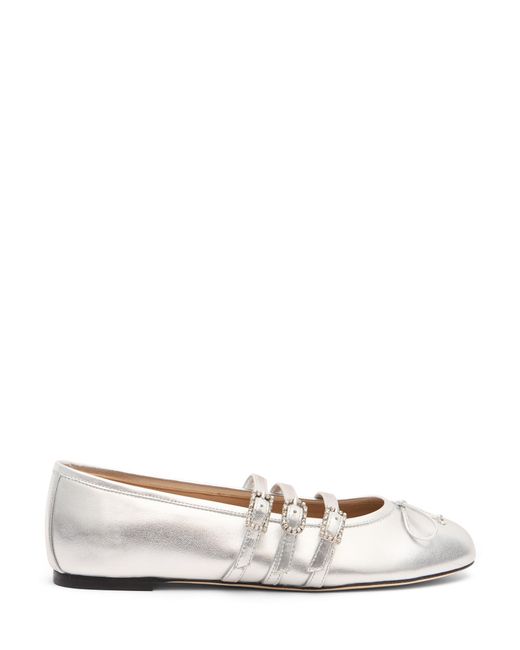 Stuart Weitzman White Celeste Mj Ballet