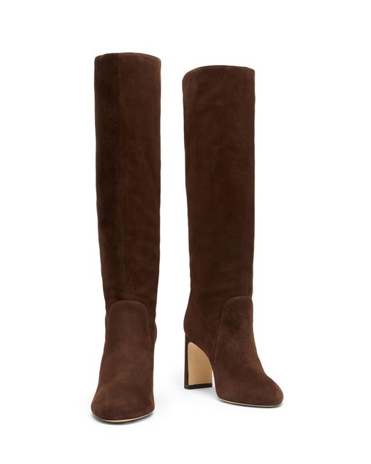 Stuart Weitzman Brown Babette Tubo Boot 85