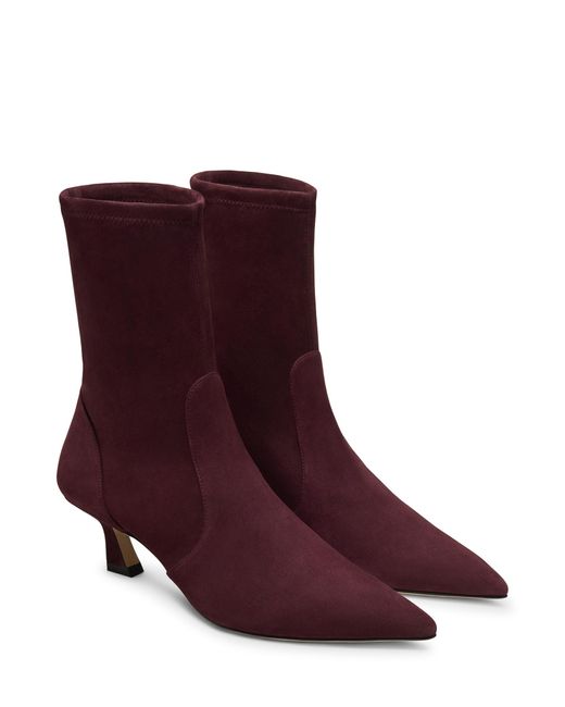 Stuart Weitzman Red Vinnie Bootie 50