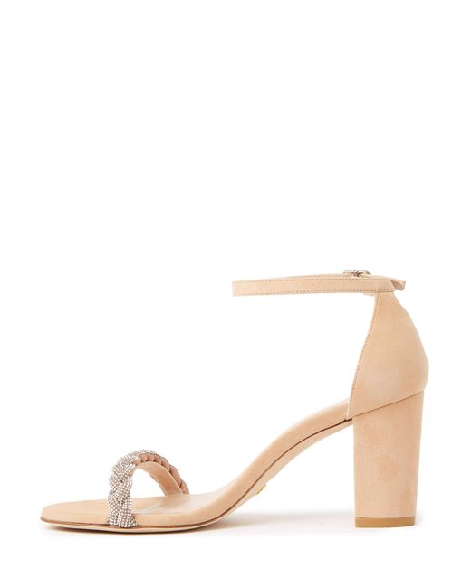 Stuart Weitzman Natural Nearlynude Highshine Sandal