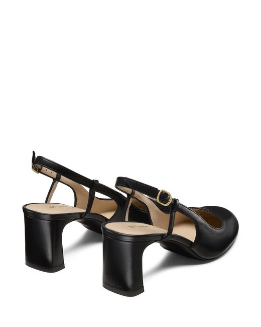Stuart Weitzman Black Babette Slingback 60