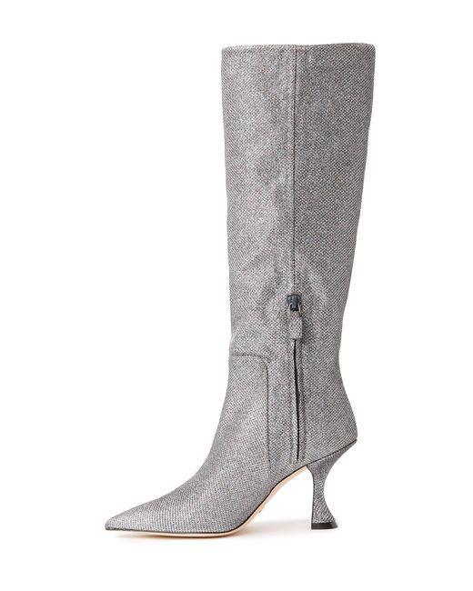 Stuart Weitzman Gray Xcurve 85 Slouch Boot